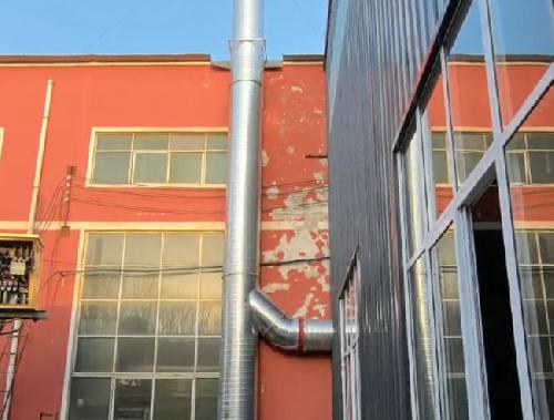 噴砂機房除塵風管安裝